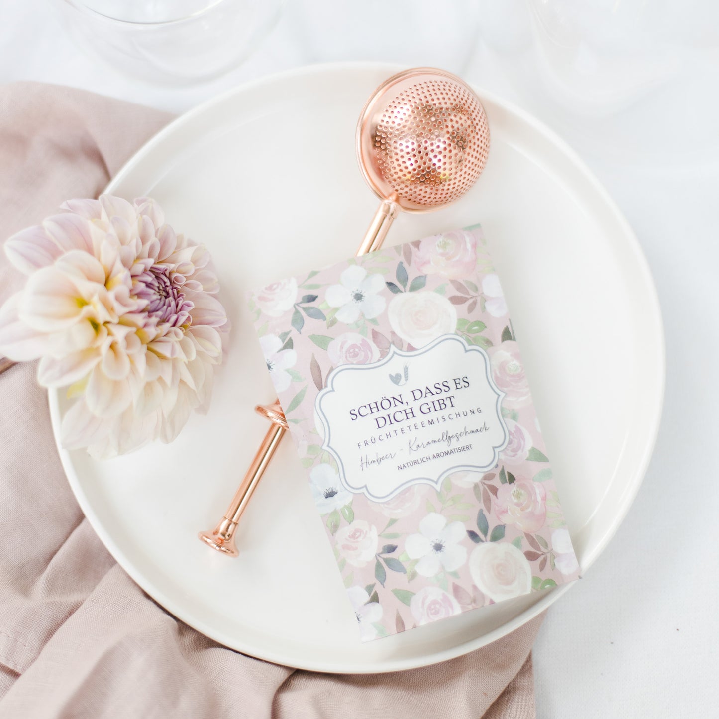 Tepåse "Skönt att du finns"