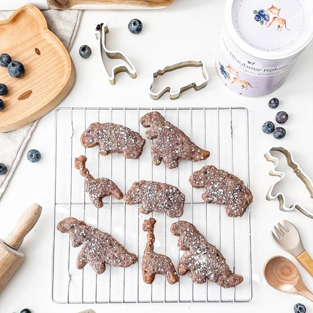 Ekologisk bakmix ekologiska blåbärskakor för barn