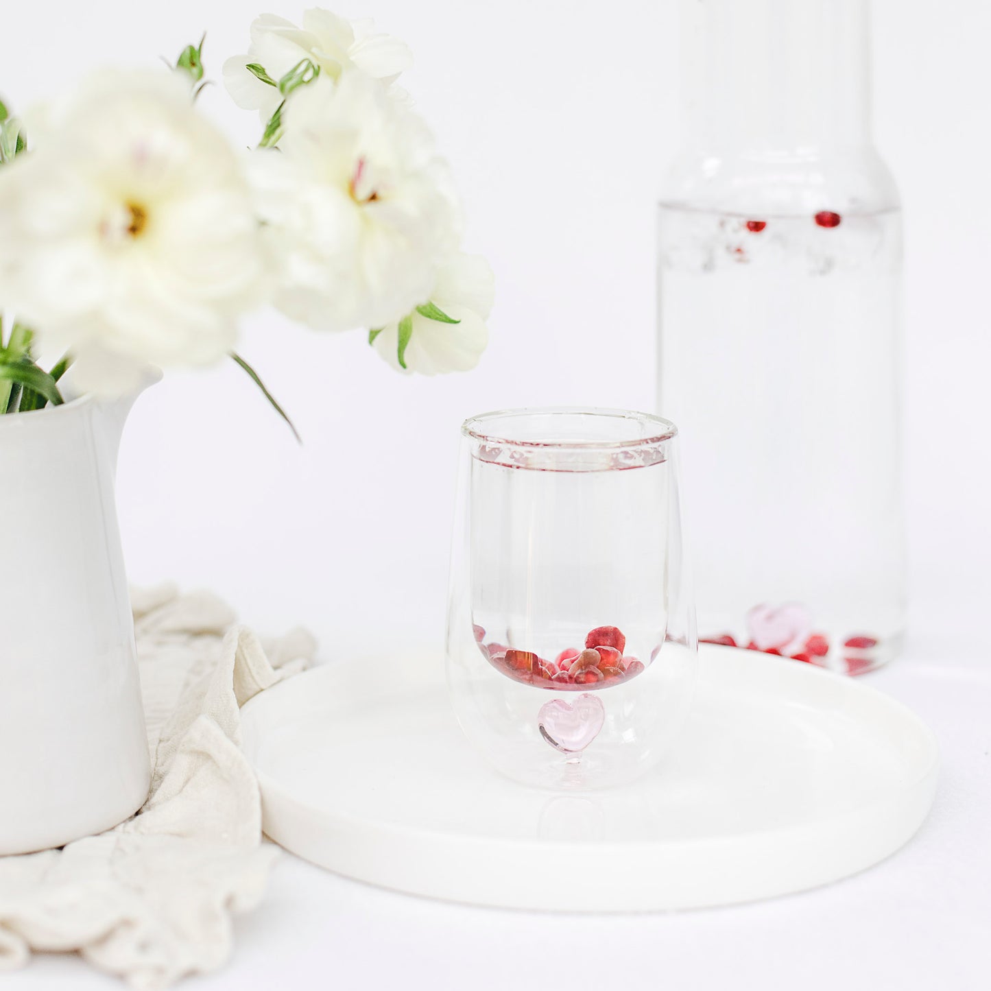 Termoglas "Heart" 250 ml set om 2