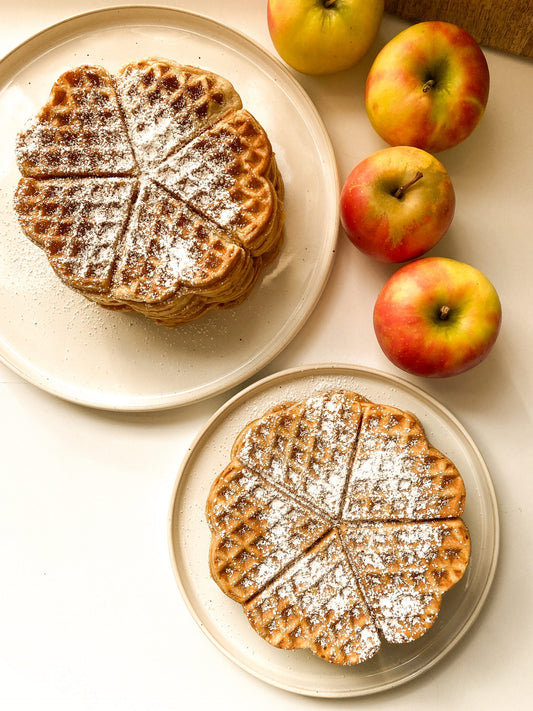 Apfel-Zimt Waffeln