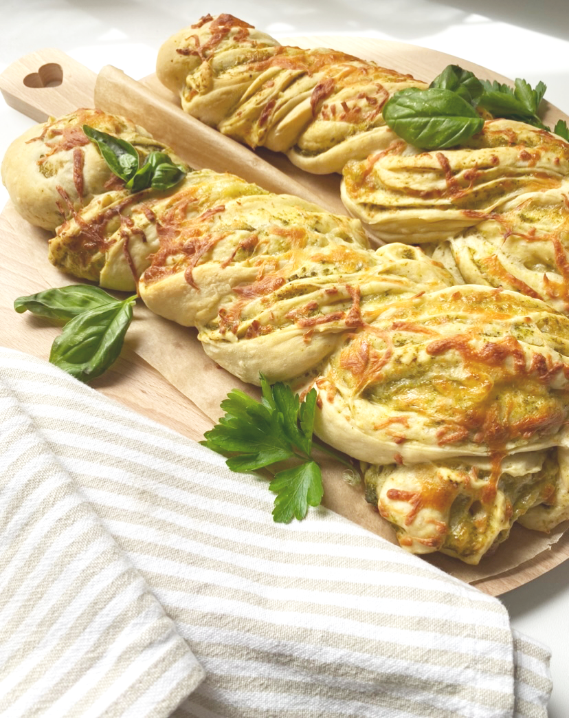 Grillbrot mit Zucchini-Pesto