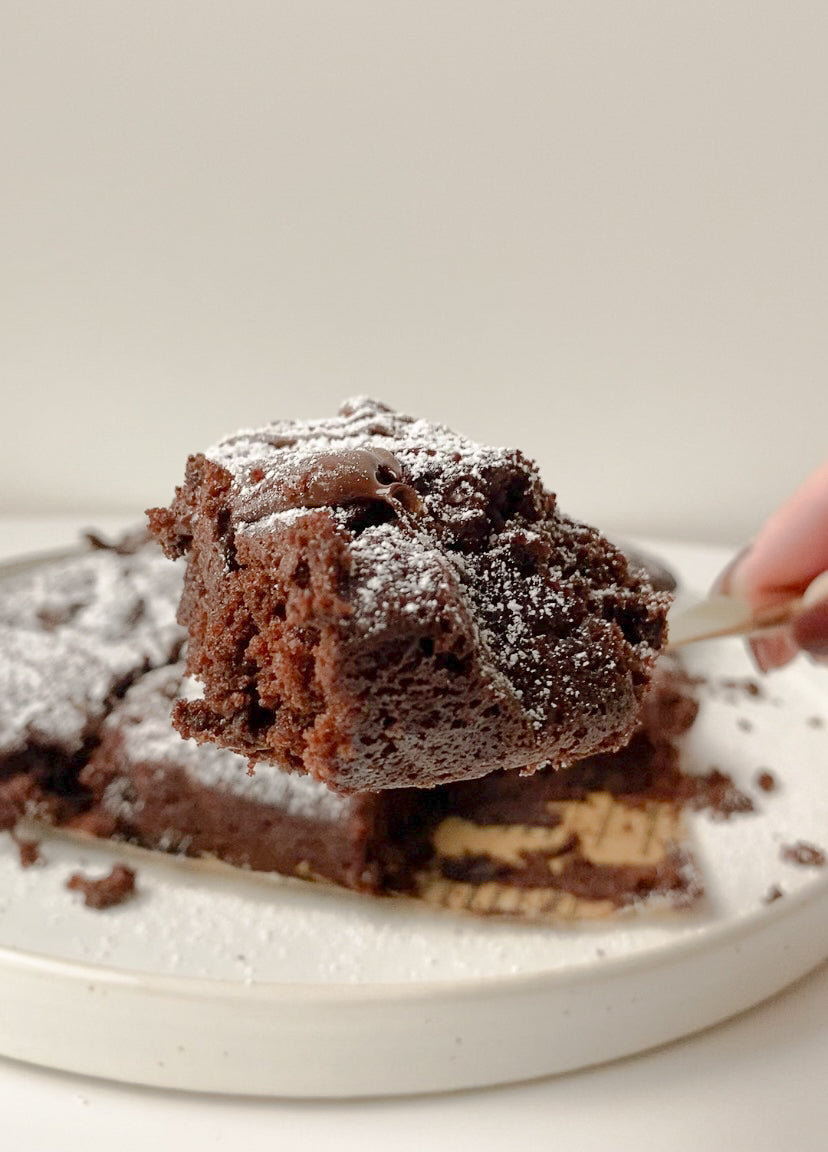 Schoko-Brownies mit Kirschen