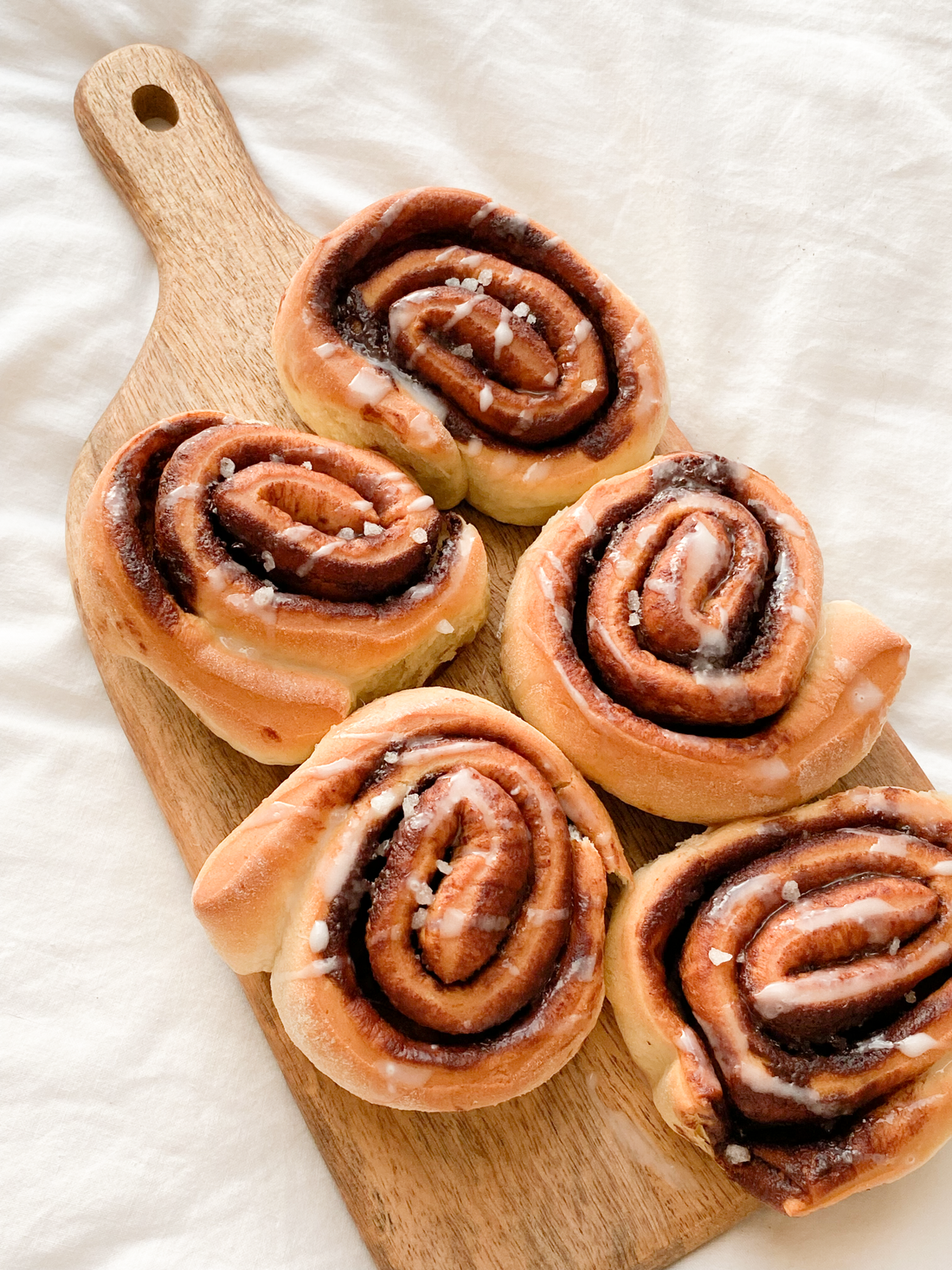 Zimtschnecken mit Zuckerglasur