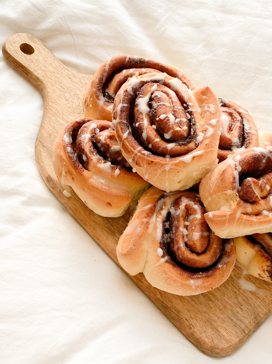 Zimtschnecken mit Zuckerglasur