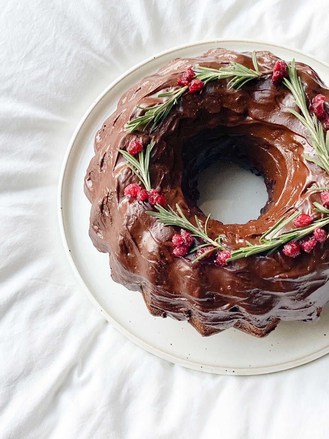 Weihnachtlicher Schokoladenkuchen