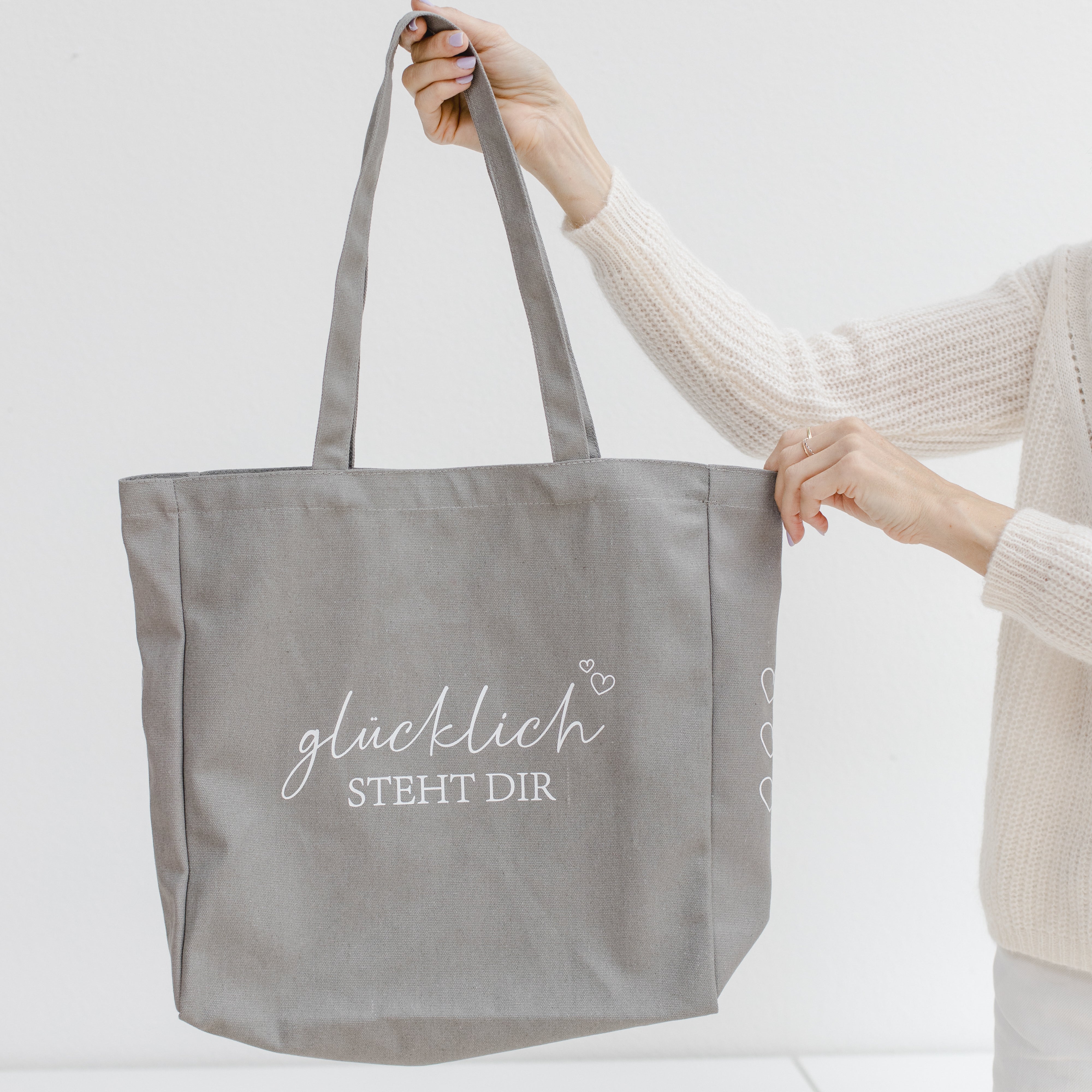 Bomullsväska "Live in the moment"