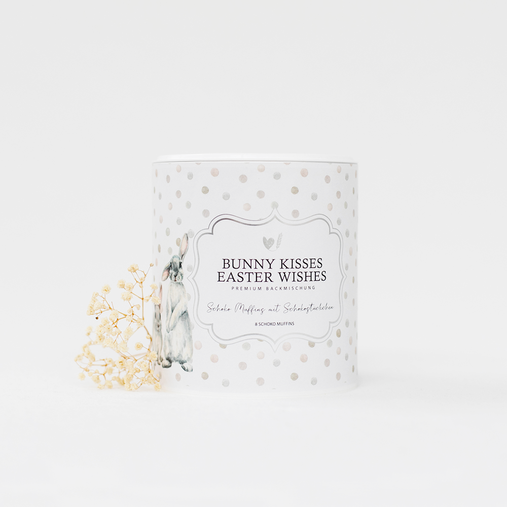 Bunny Kisses Easter Wishes bakmix - chokladmuffins
