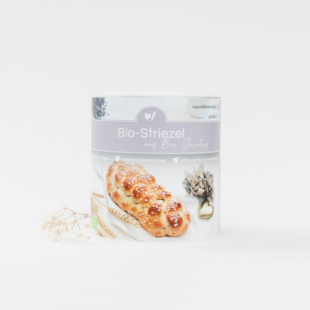 Ekologisk bakmix Ekologisk Striezel gjord av jästdeg