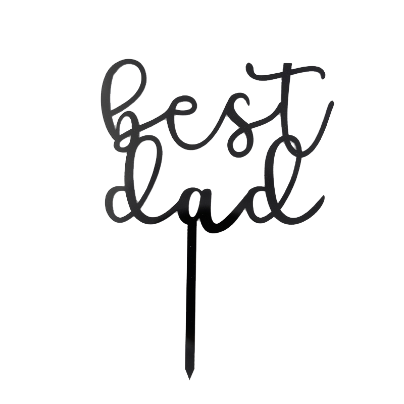 Cake Topper "Best Dad"