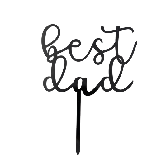 Cake Topper "Best Dad"