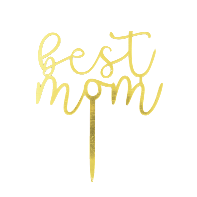 Cake Topper "Best Mom"
