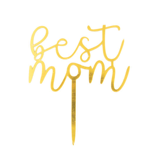 Cake Topper "Best Mom"