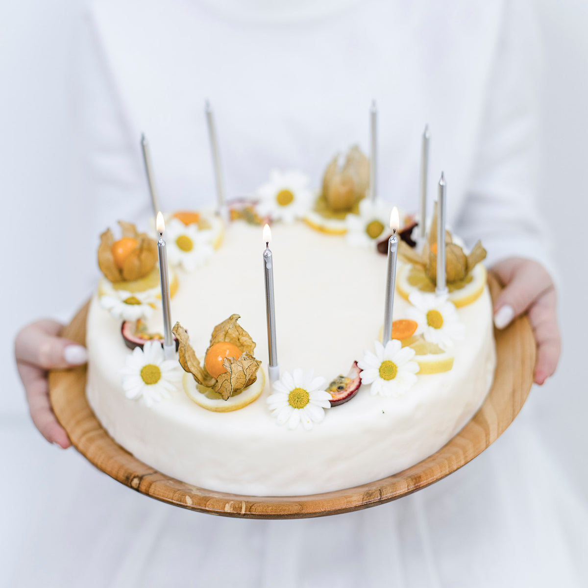 Geburtstagskerzen silber – Bake Affair