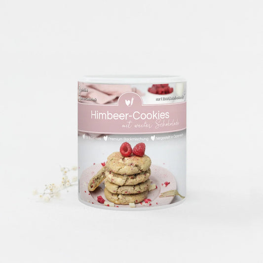 Baking mix Raspberry cookies with white chocolate 