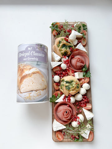 Charcuterie Board mit Spinatbrötchen - Weiteres Bild