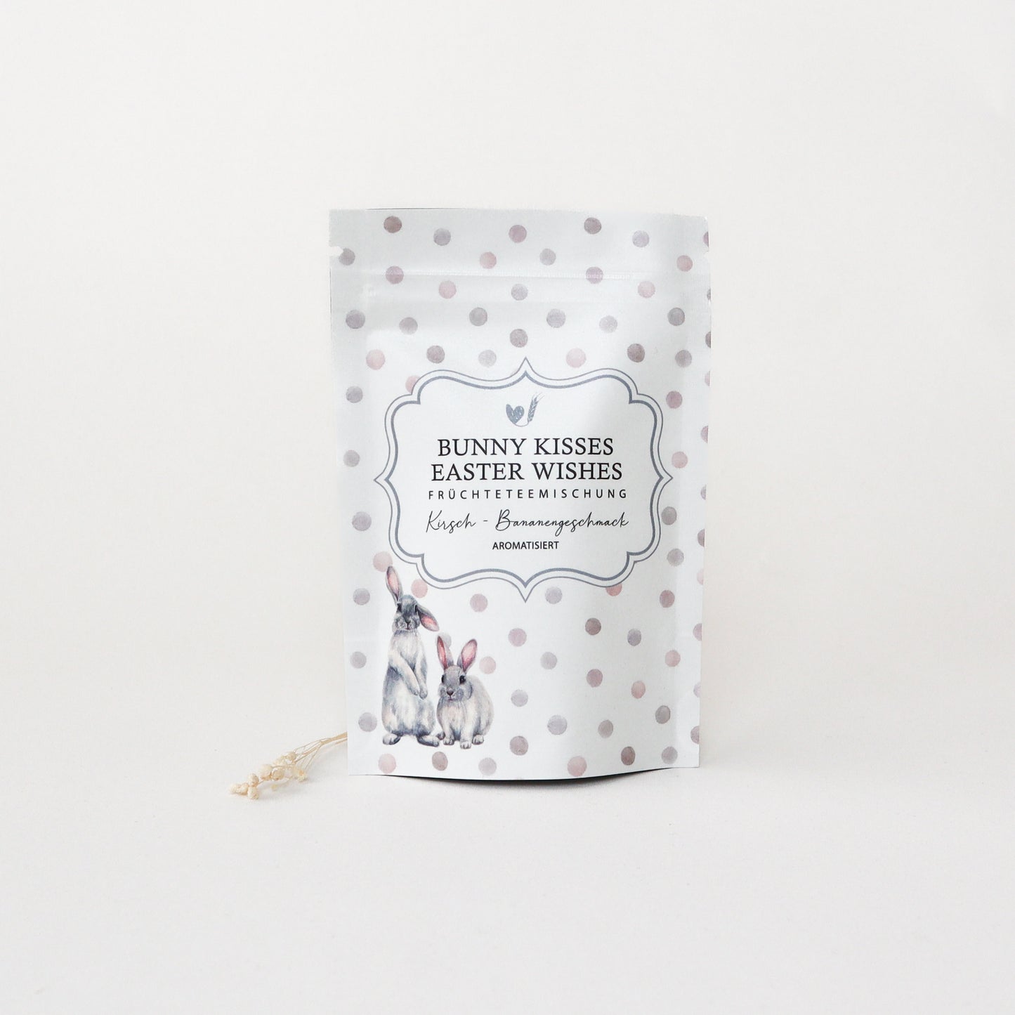 Teesäckchen "Bunny Kisses Easter Wishes"