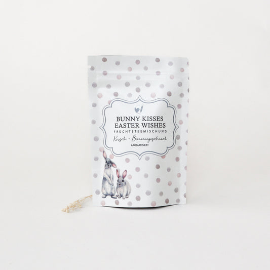 Teesäckchen "Bunny Kisses Easter Wishes"