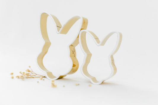 Bunny head cookie cutter set of 2