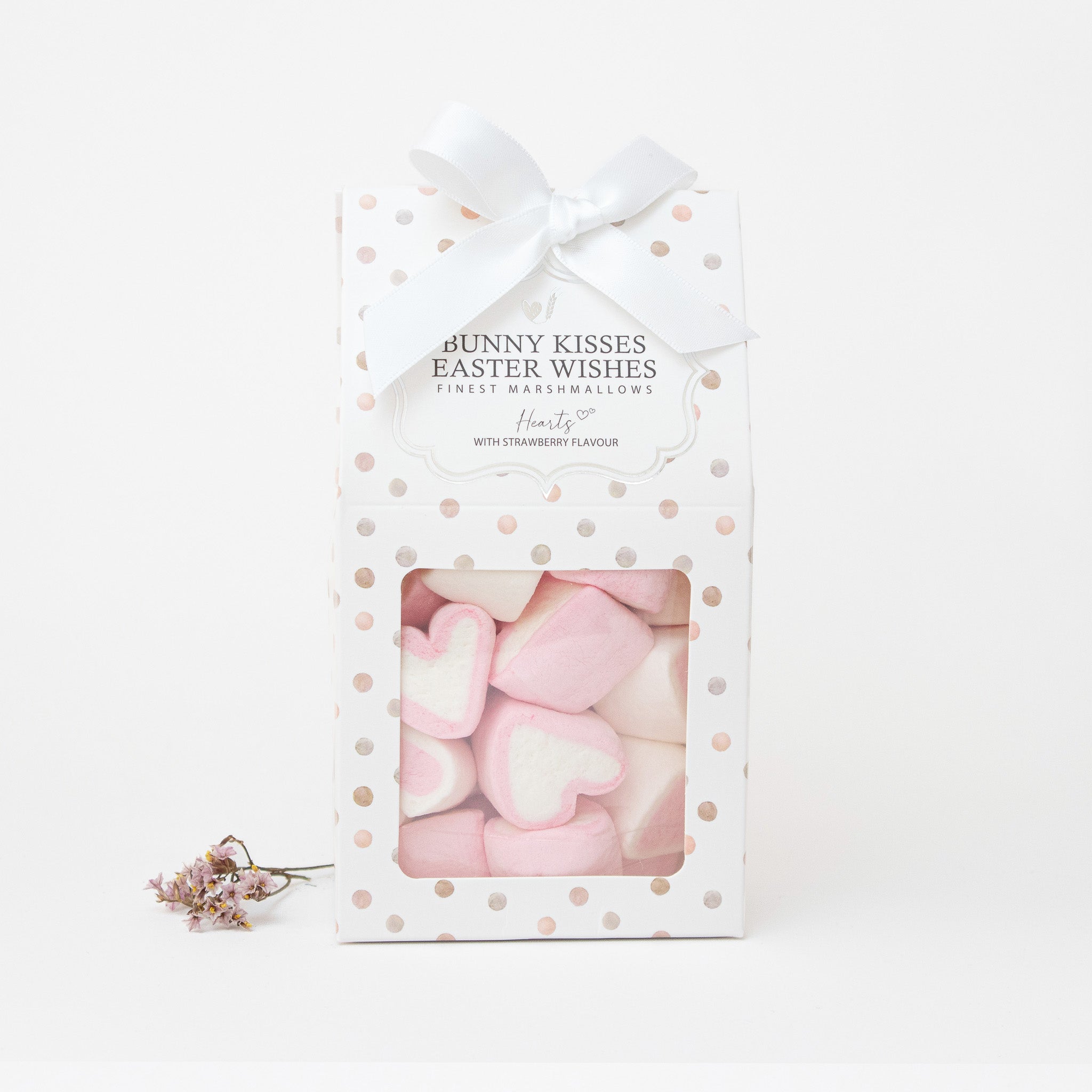 Marshmallows "Bunny kisses easter wishes"