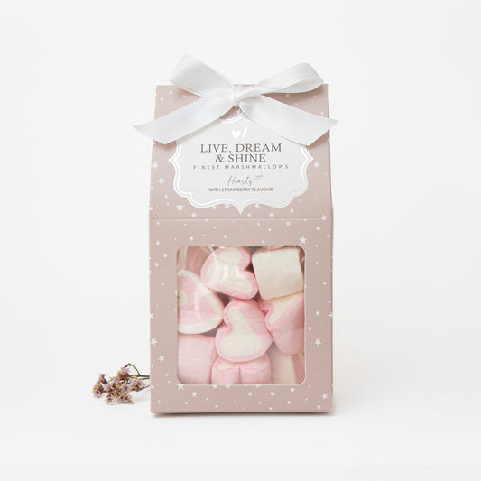 Marshmallows "Live, dream & shine"