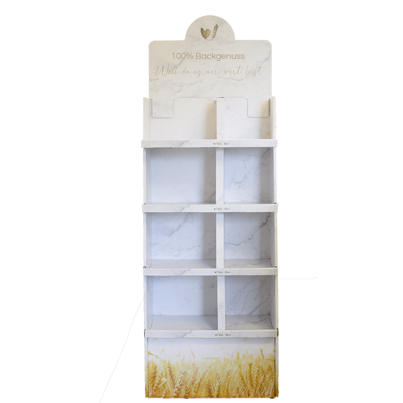 Large sales display - neutral, unfilled