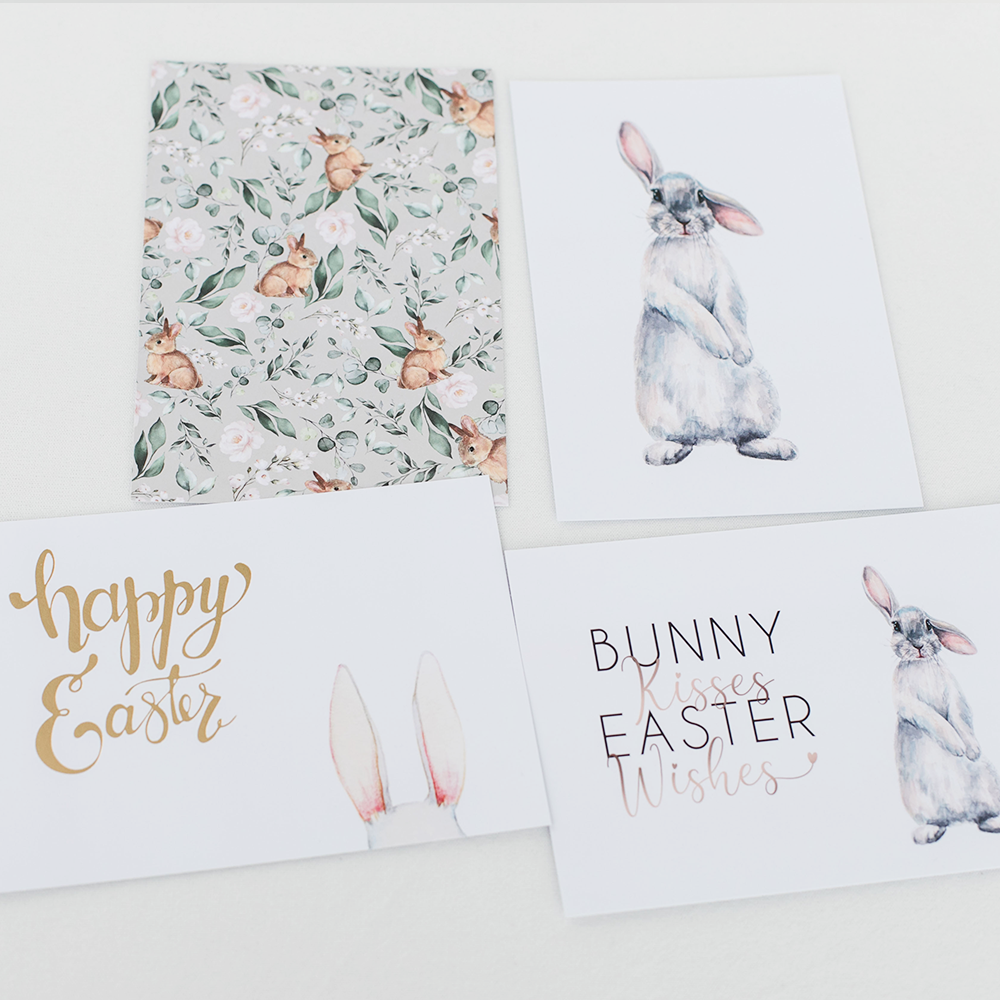Postcard set of 4 Easter