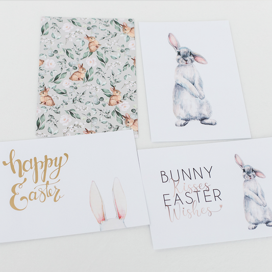 Postcard set of 4 Easter