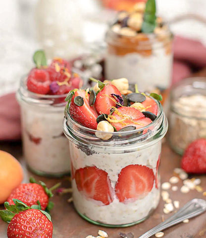 Porridge mit Himbeeren und Marillen - Weiteres Bild