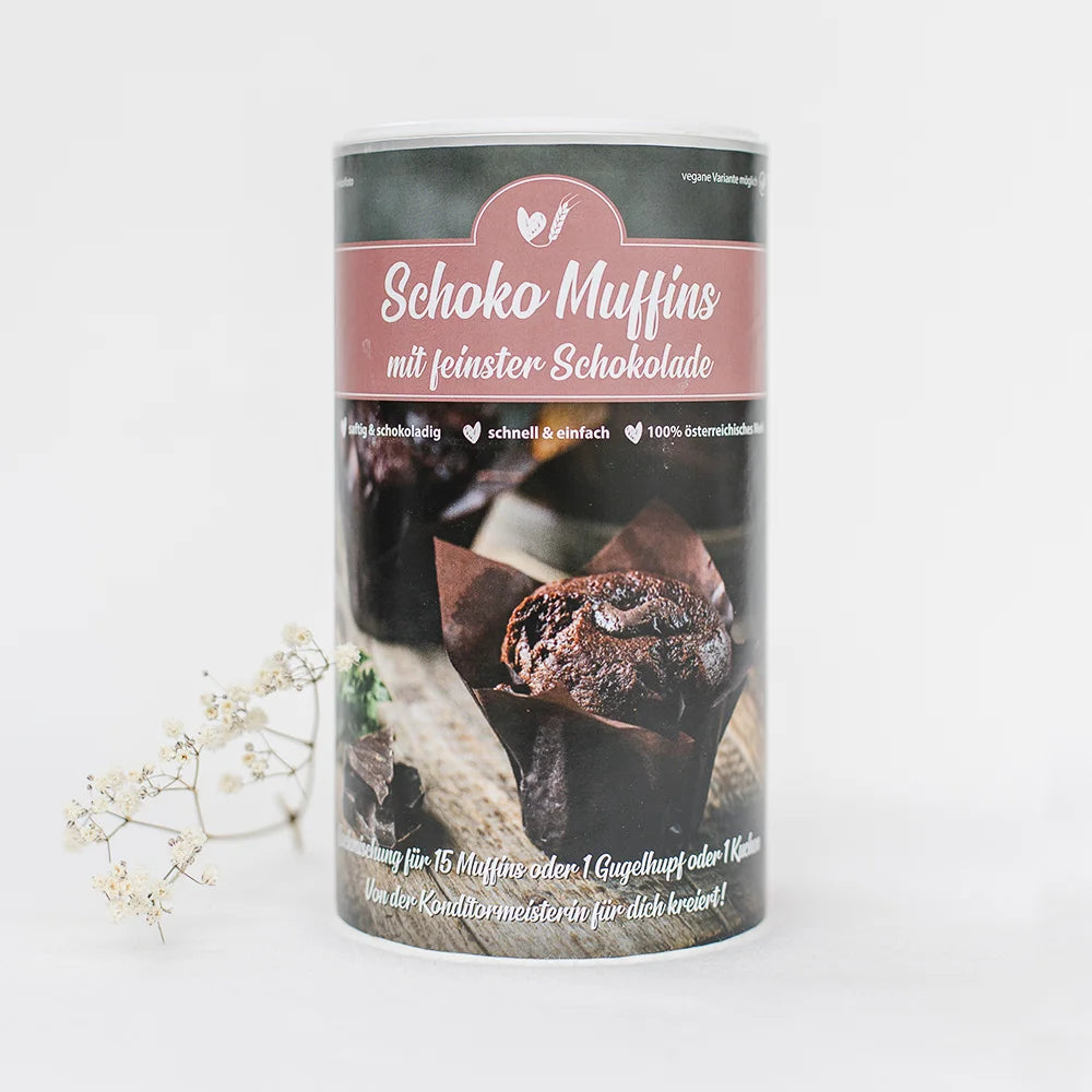 Baking mix chocolate muffins