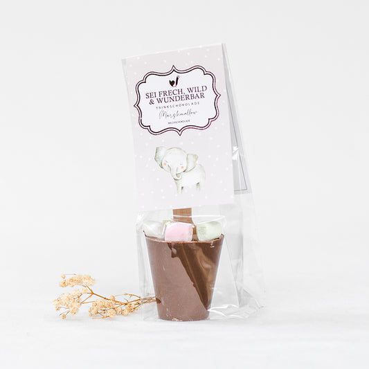 Drinking Chocolate Marshmallow "Be cheeky, wild &amp; wonderful"