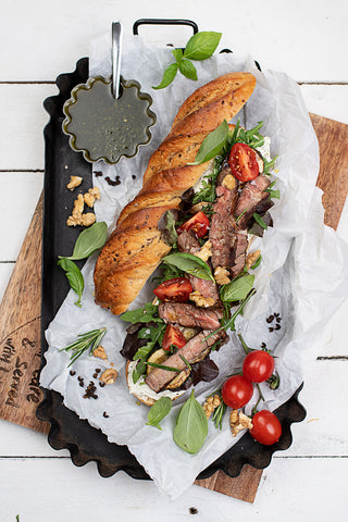 Steak-Baguette mit Sommergemüse - Weiteres Bild