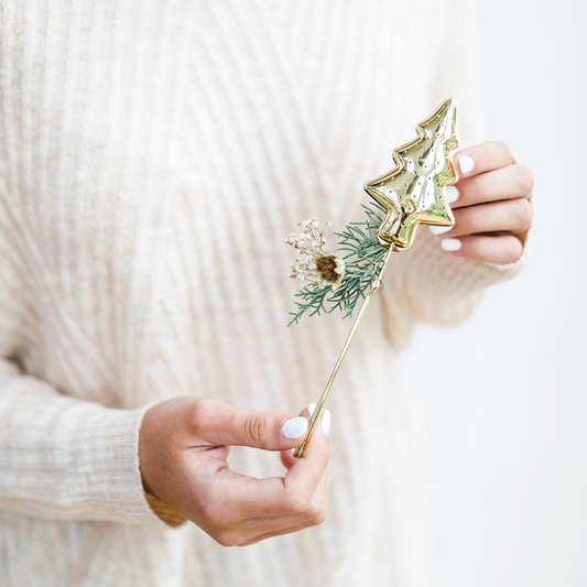 Tea tongs Christmas tree