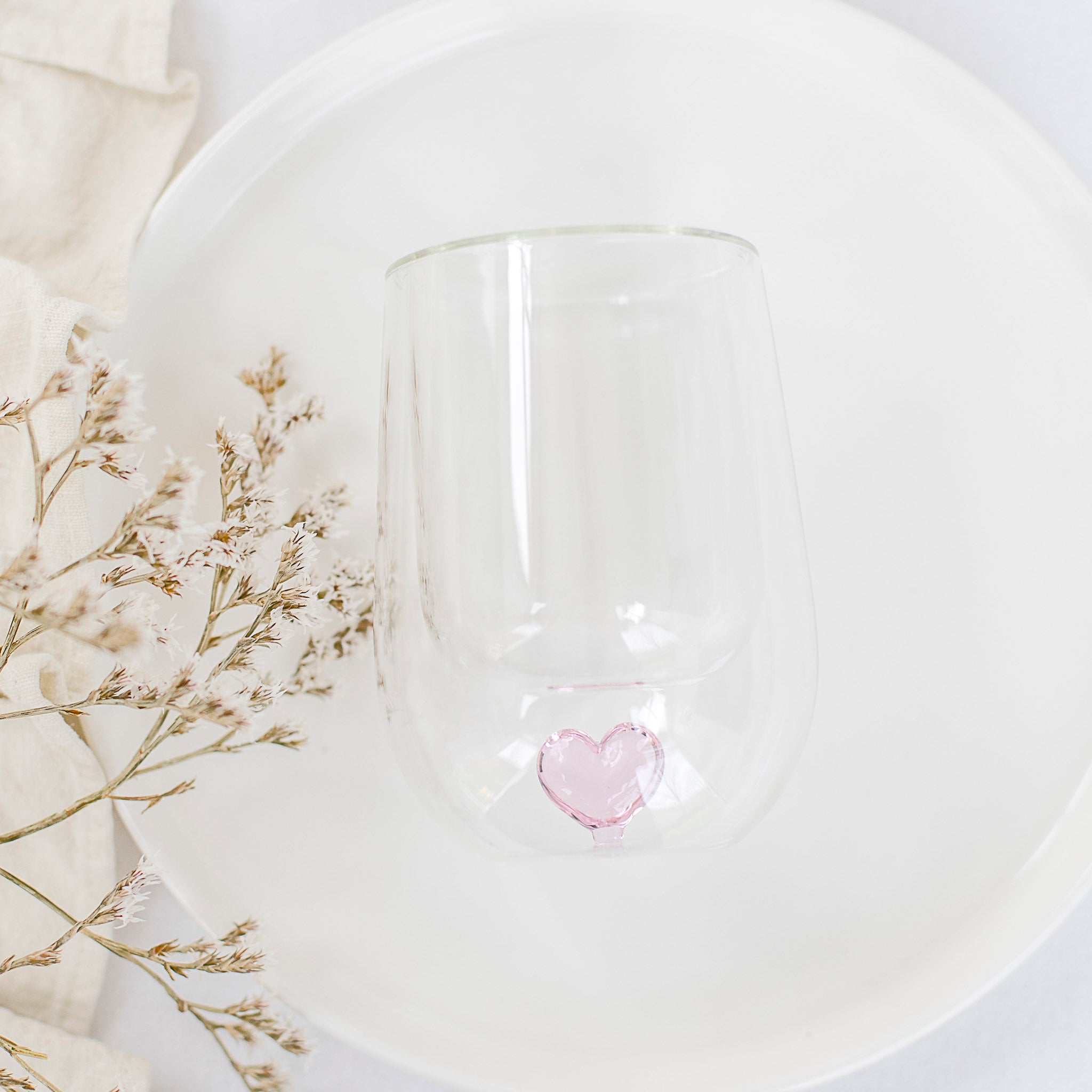 Termoglas "Heart" 250 ml set om 2