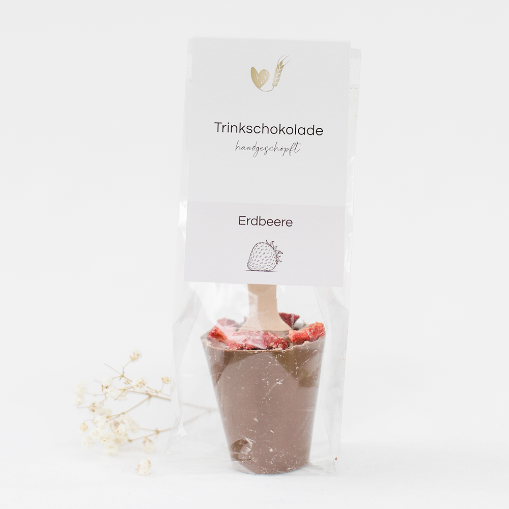 Jordgubbsdricker choklad
