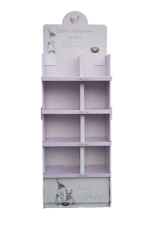 Large sales display - Easter, empty