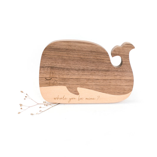 Wooden board "little whale"