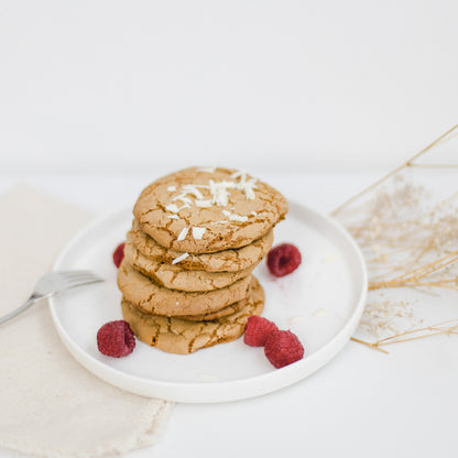 Baking mix Raspberry cookies with white chocolate 