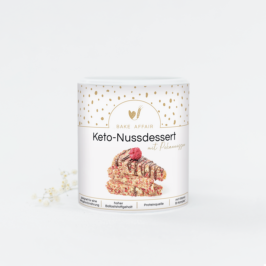 KETO Backmischung-Keto Nussdessert