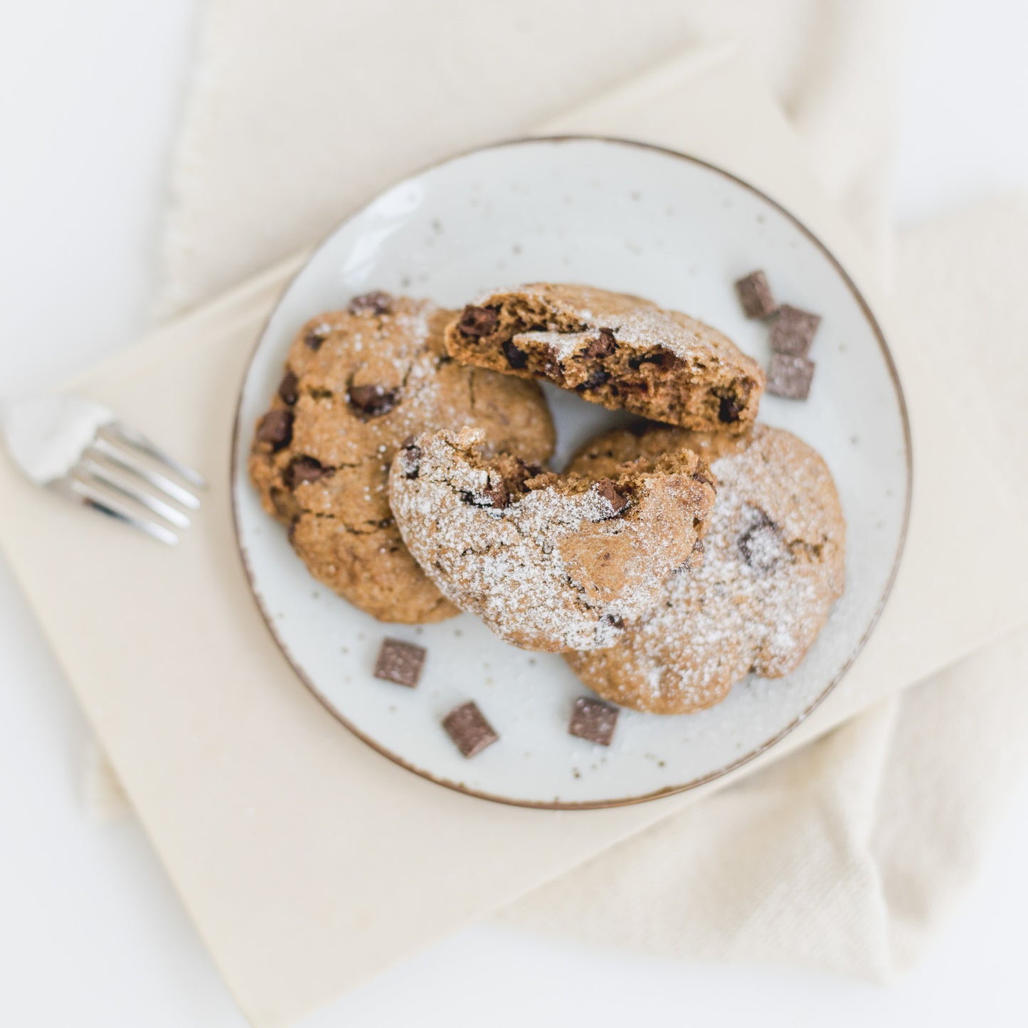 Baking mix chocolate cookies 